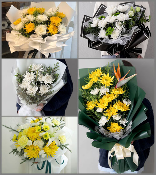 广东梅州市平远县仁居镇飞龙村白事花束代送
